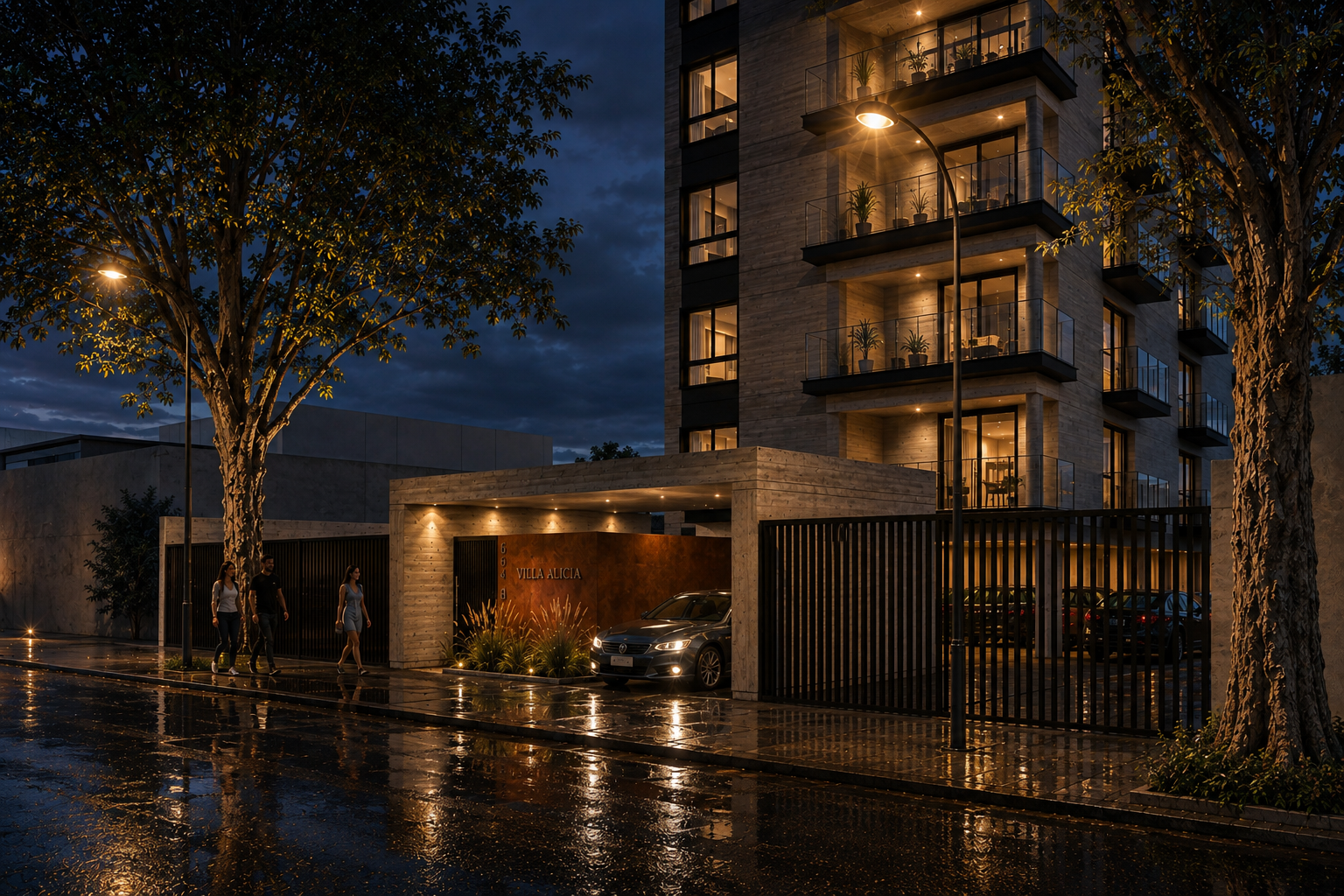 Exterior nocturna